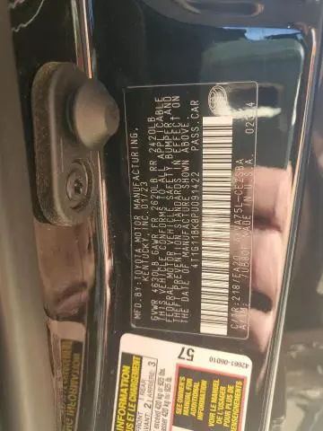 2023 TOYOTA CAMRY SE NIGHT SHADE  