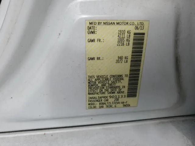2013 NISSAN ALTIMA 2.5  