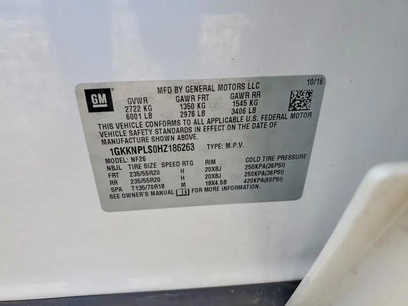 2017 GMC ACADIA DENALI  