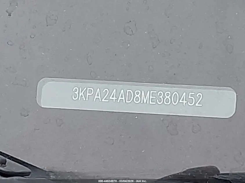 2021 KIA RIO S