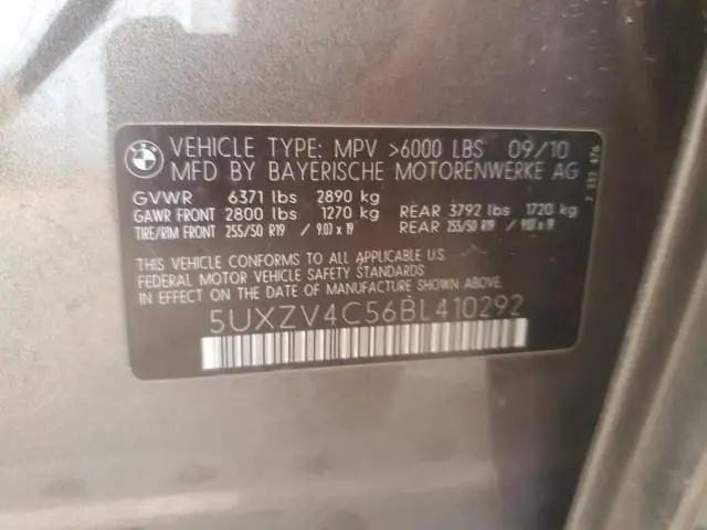 2011 BMW X5 XDRIVE35I  