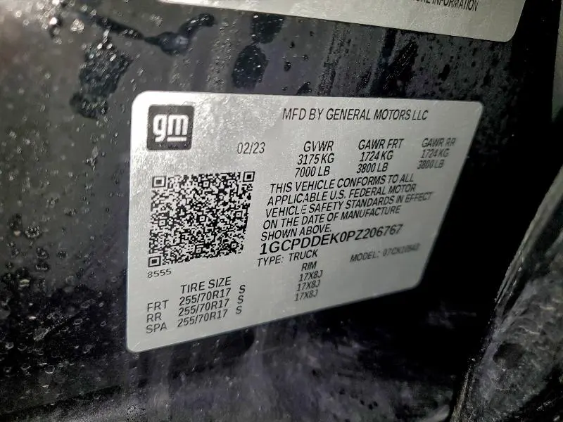 2023 CHEVROLET SILVERADO K1500 LT  