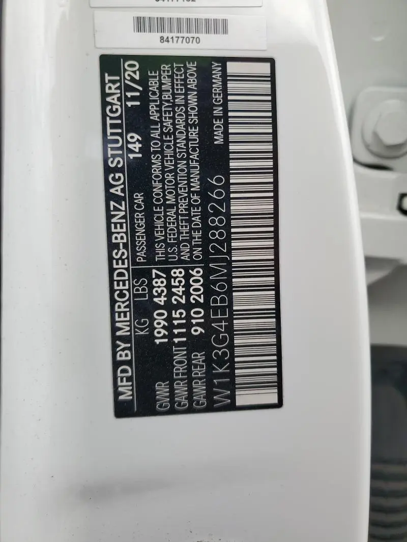 2021 MERCEDES-BENZ A 220  