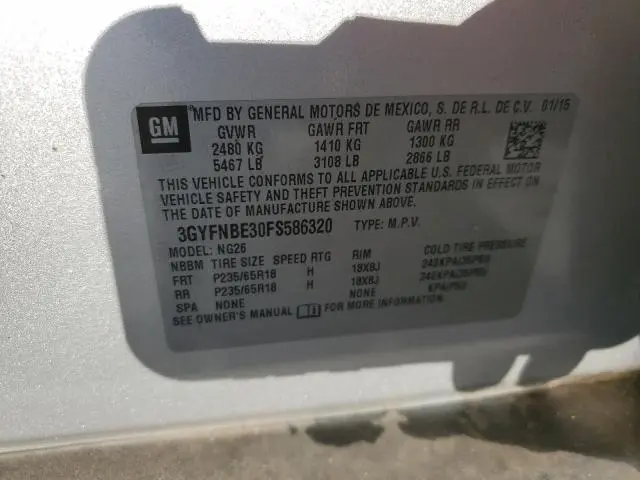 2015 CADILLAC SRX LUXURY COLLECTION  