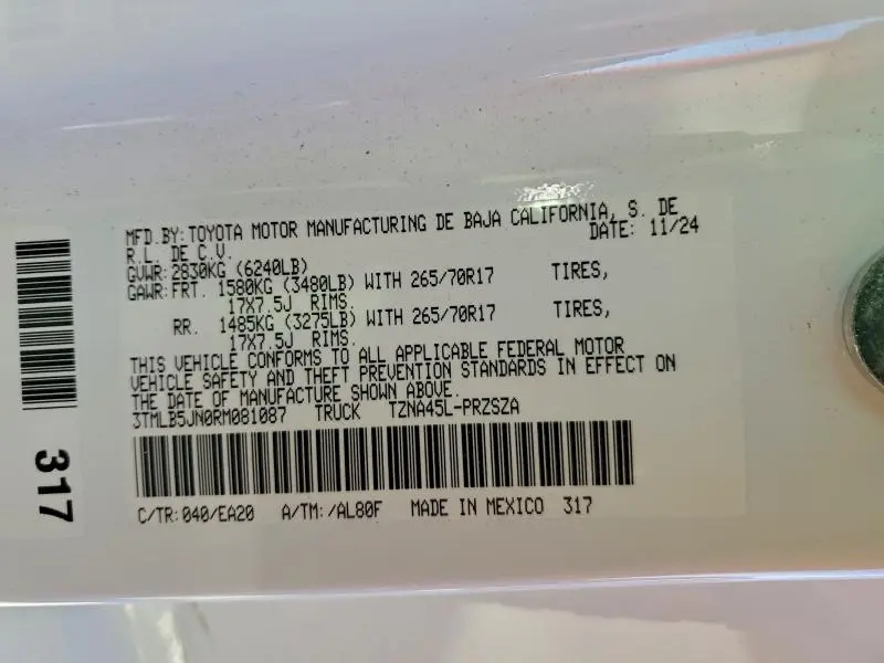 2024 TOYOTA TACOMA DOUBLE CAB  