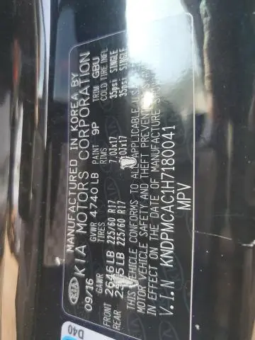 2017 KIA SPORTAGE LX  