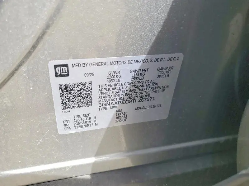 2026 CHEVROLET EQUINOX LT  
