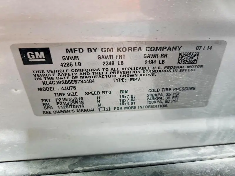 2014 BUICK ENCORE CONVENIENCE  
