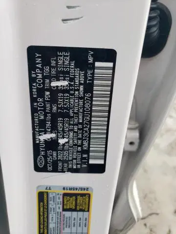 2016 HYUNDAI TUCSON LIMITED  