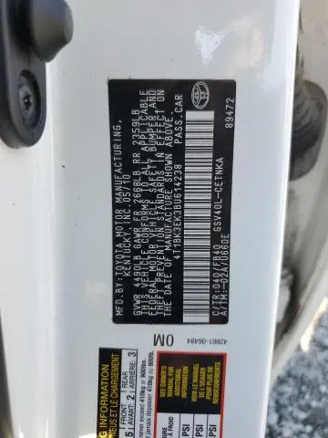 2011 TOYOTA CAMRY SE  