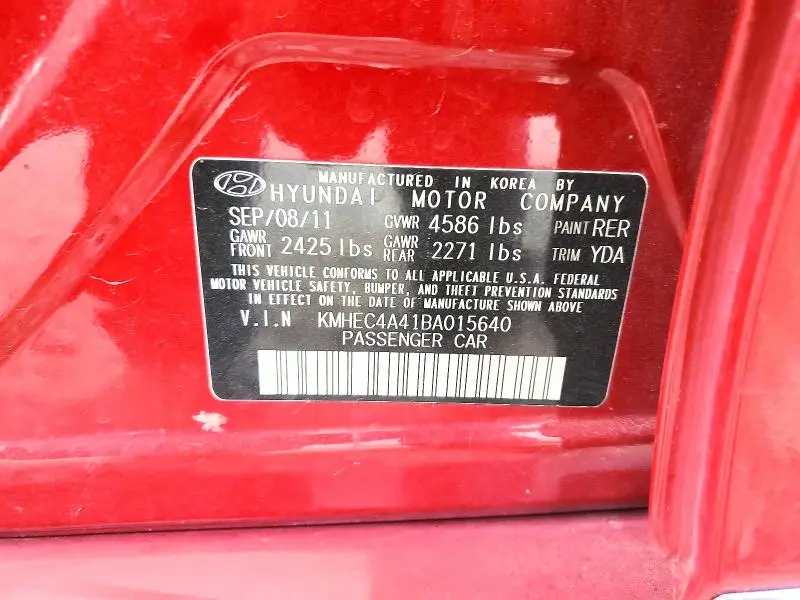 2011 HYUNDAI SONATA HYBRID  