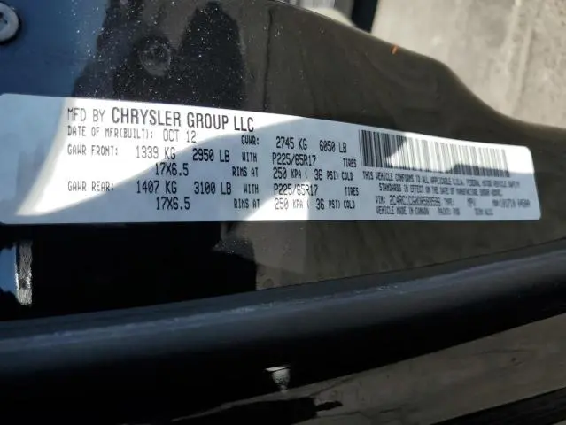 2013 CHRYSLER TOWN & COUNTRY TOURING L  