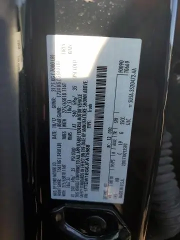 2018 FORD F150 SUPERCREW  