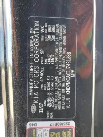 2018 KIA SPORTAGE LX  