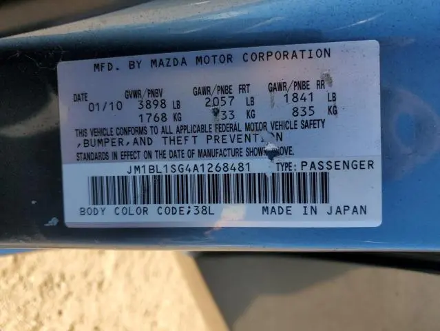 2010 MAZDA 3 I  