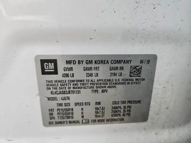 2018 BUICK ENCORE PREFERRED  