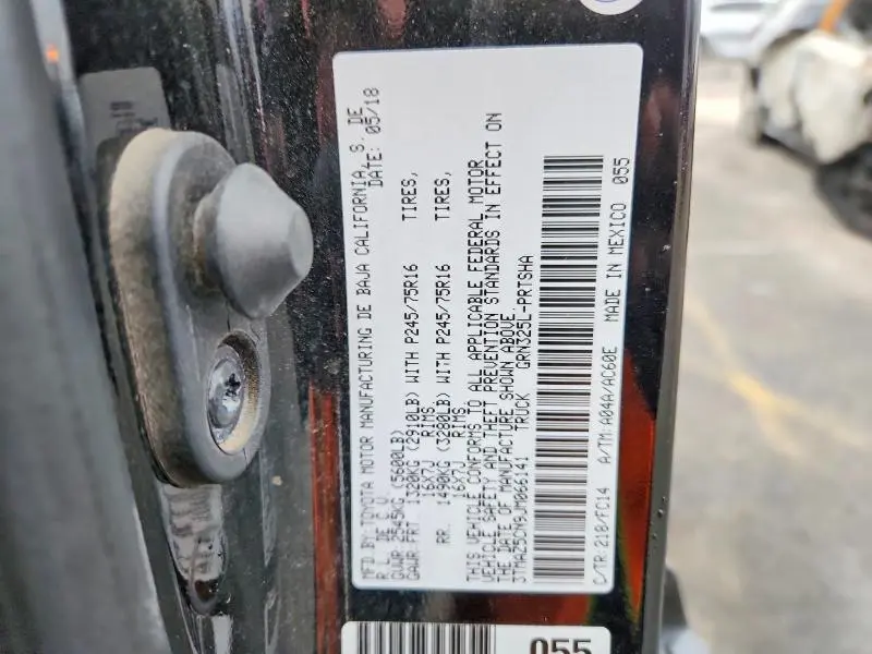 2018 TOYOTA TACOMA DOUBLE CAB  