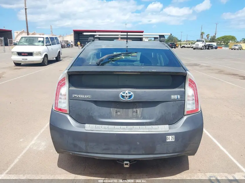 2013 TOYOTA PRIUS FIVE/FOUR/THREE/THREE SE/TWO