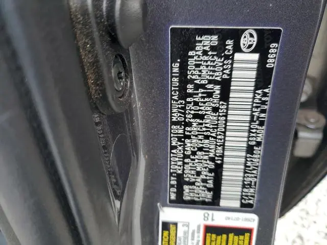 2013 TOYOTA AVALON BASE  