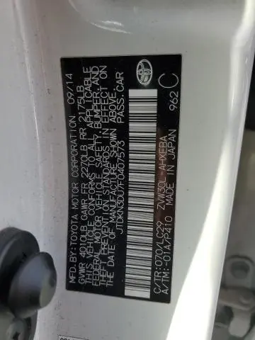 2015 TOYOTA PRIUS   