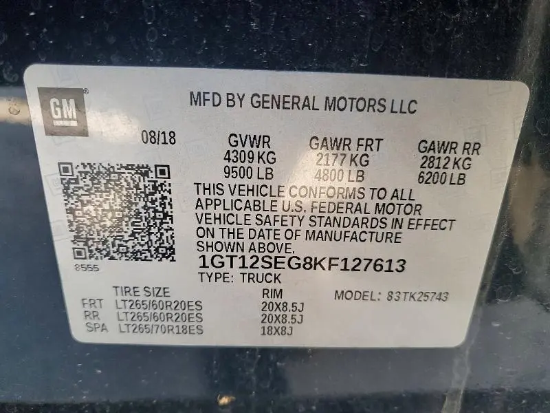 2019 GMC SIERRA K2500 DENALI  