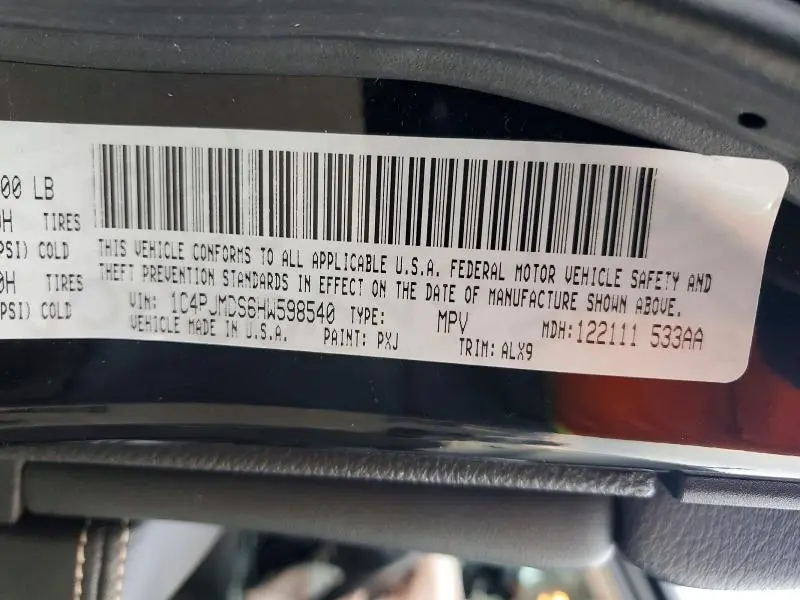 2017 JEEP CHEROKEE LIMITED  