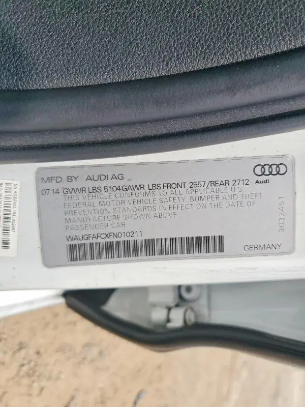 2015 AUDI A6 PREMIUM PLUS  