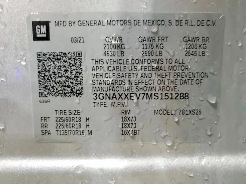 2021 CHEVROLET EQUINOX PREMIER  