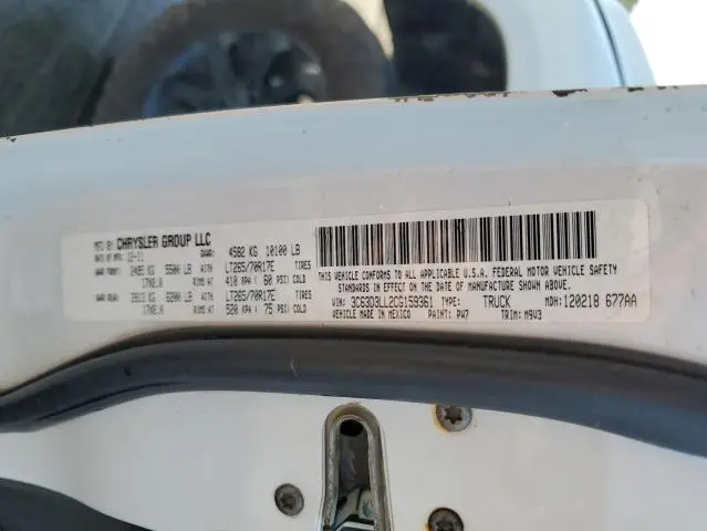 2012 DODGE RAM 3500 SLT  