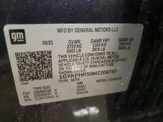 2021 CADILLAC XT6 SPORT  