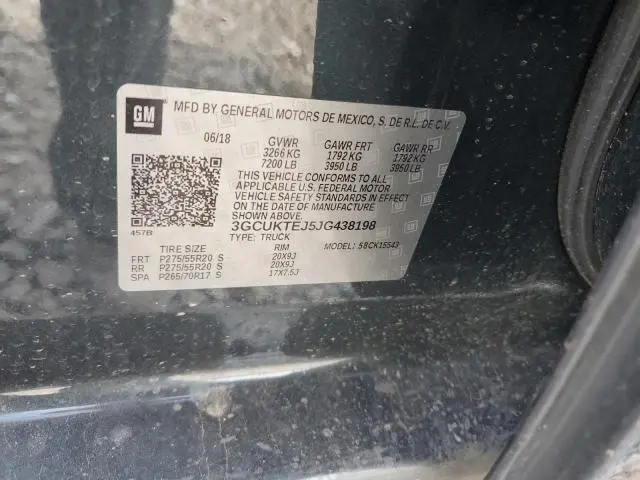 2018 CHEVROLET SILVERADO K1500 HIGH COUNTRY  