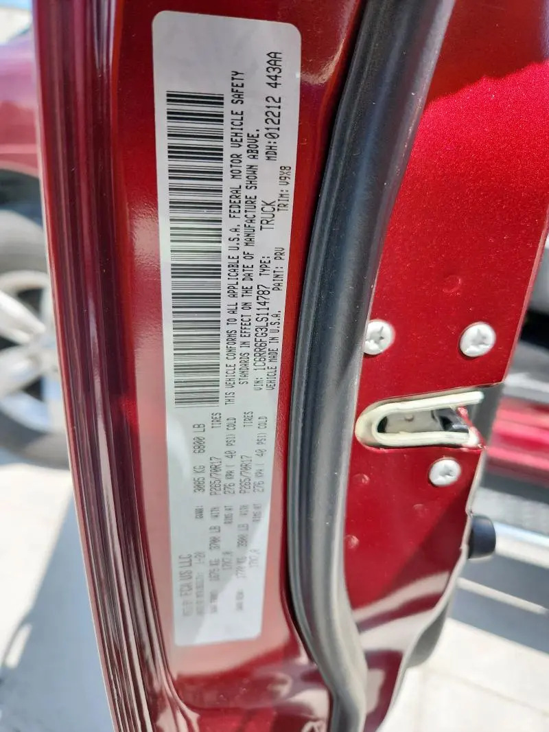 2020 RAM 1500 CLASSIC TRADESMAN  