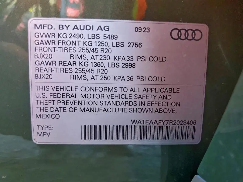 2024 AUDI Q5 PREMIUM PLUS 45  