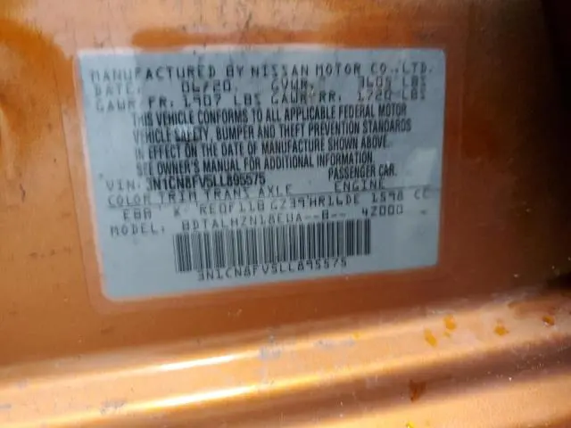 2020 NISSAN VERSA SR