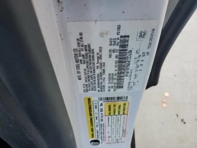 2016 FORD FUSION TITANIUM  