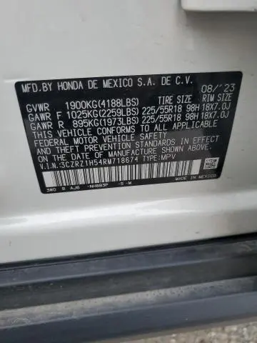 2024 HONDA HR-V SPORT  