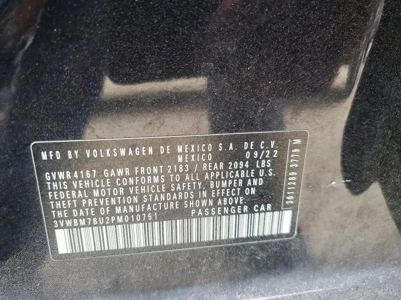 2023 VOLKSWAGEN JETTA SPORT  