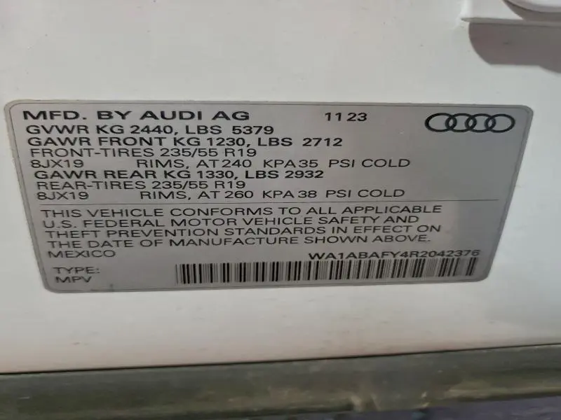 2024 AUDI Q5 PREMIUM 40  