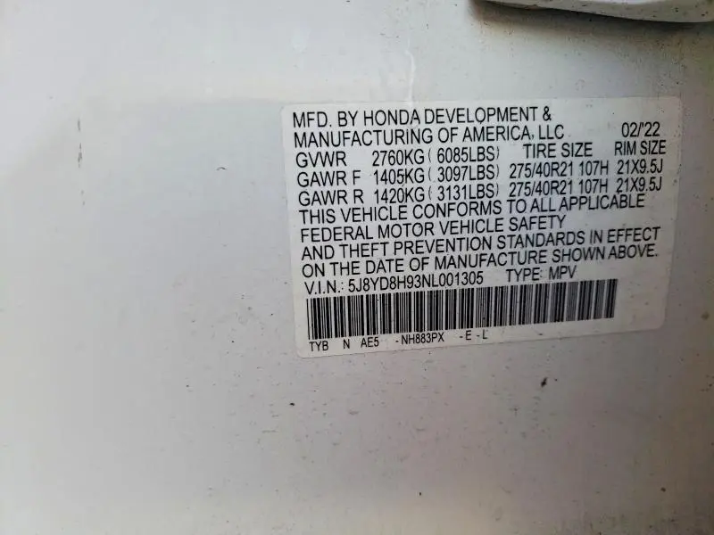 2022 ACURA MDX TYPE S  