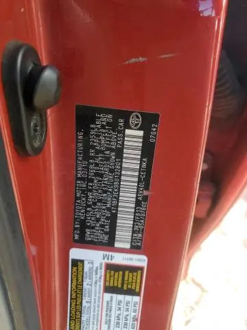 2011 TOYOTA CAMRY BASE  