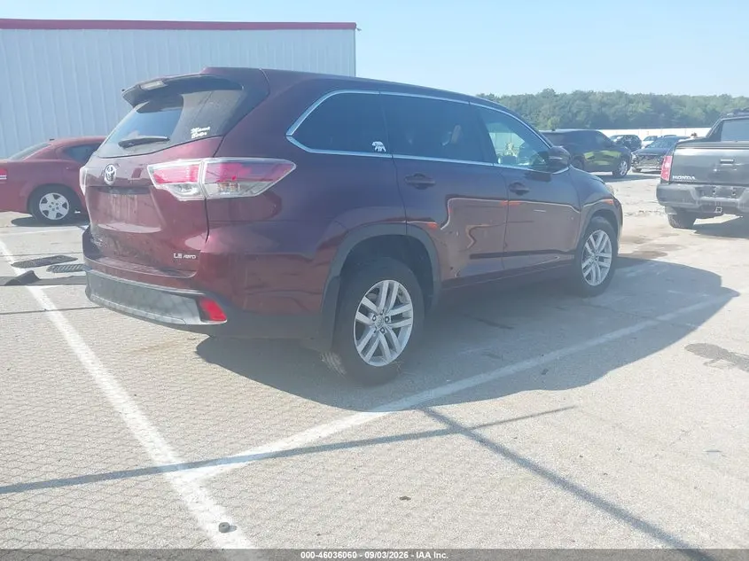 2015 TOYOTA HIGHLANDER LE V6