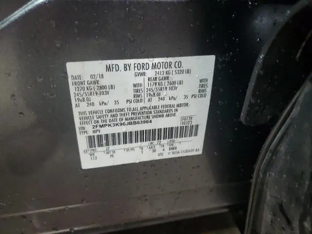 2018 FORD EDGE TITANIUM  