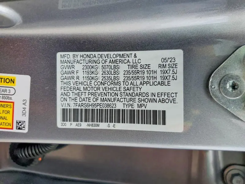 2023 HONDA CR-V SPORT TOURING  