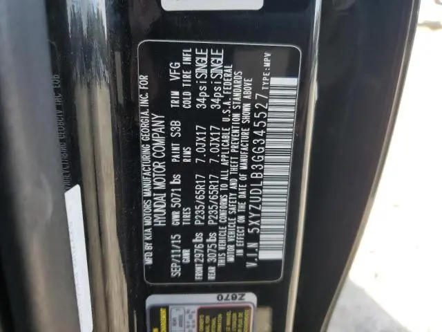 2016 HYUNDAI SANTA FE SPORT   