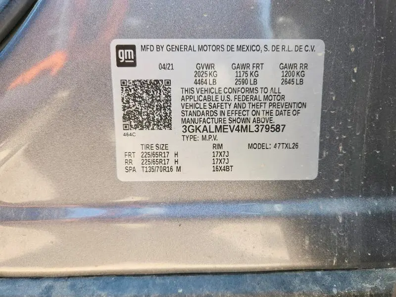 2021 GMC TERRAIN SLE  