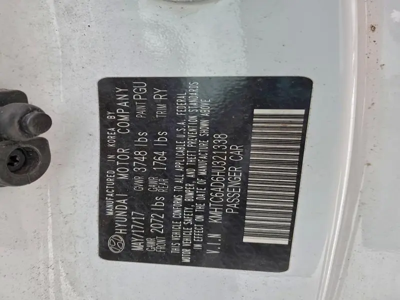 2017 HYUNDAI VELOSTER   