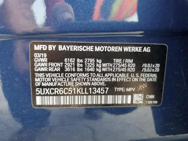 2019 BMW X5 XDRIVE40I  