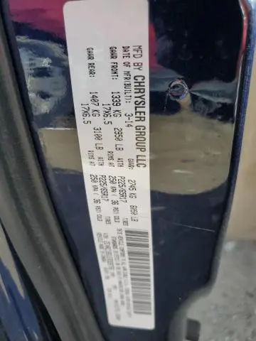 2014 CHRYSLER TOWN & COUNTRY TOURING  