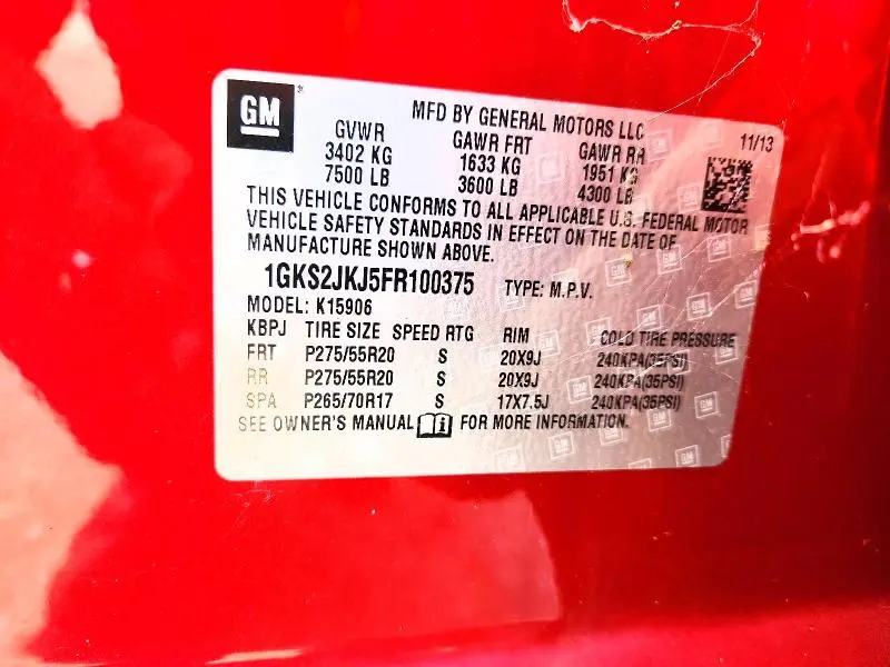 2015 GMC YUKON XL DENALI  
