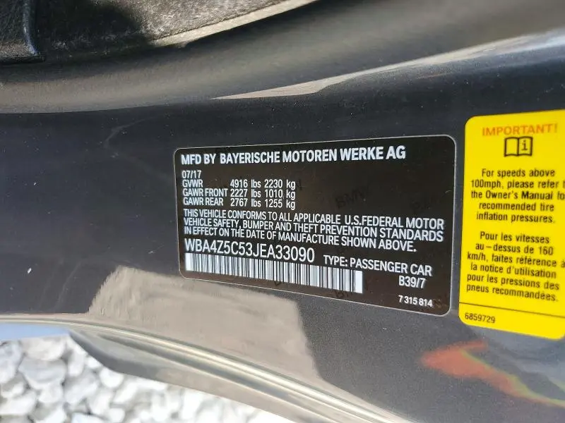 2018 BMW 440I   